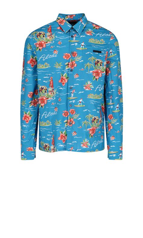 hawaiian shirt prada|best italian hawaiian shirts.